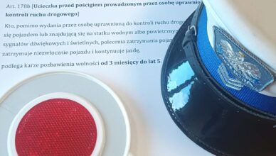 Zero tolerancji dla nieodpowiedzialnych kierowców — kolejny został zatrzymany przez ostrołęckich policjantów po policyjnym pościgu