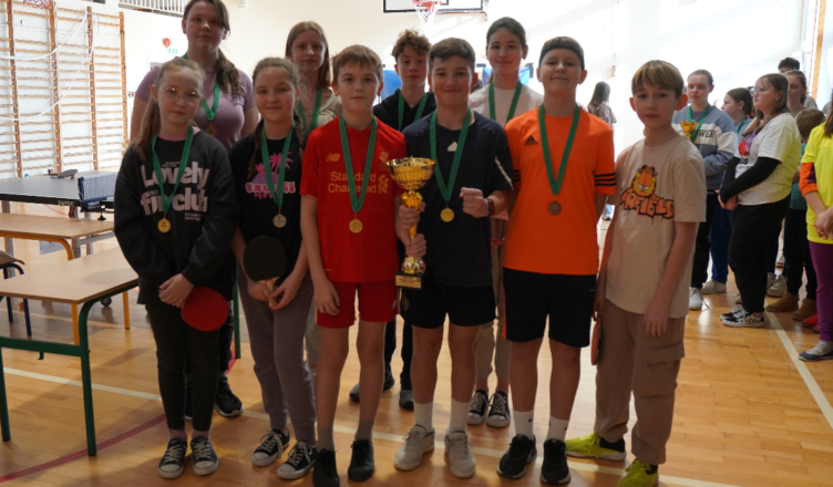 Szkoła z Klembowa najlepsza w tenisie stołowym