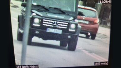 114km/h w terenie zabudowanym