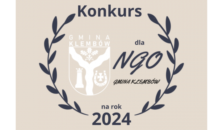 Klembów - Konkurs dla NGO na rok 2024