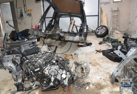 Zlikwidowana "dziupla" samochodowa i areszt dla podejrzanych o przestępstwo