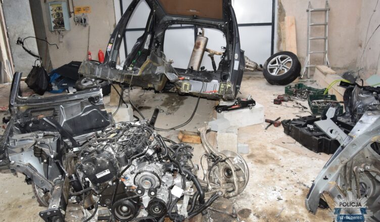 Zlikwidowana "dziupla" samochodowa i areszt dla podejrzanych o przestępstwo