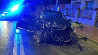 Z promilami we krwi staranował ogrodzenie