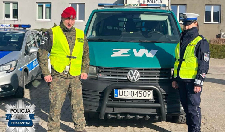 Pędził na porodówkę. Zamiast mandatu dostał eskortę.