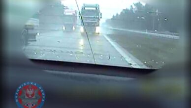 Ponownie złamał zakaz wyprzedzania ciężarówką na "ekspresówce"