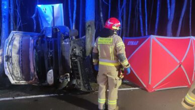 Tragiczny wypadek samochodowy w m. Kury