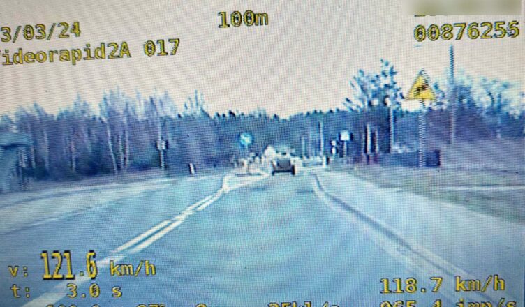 Pędził 121 km/h w terenie zabudowanym