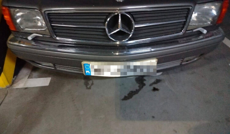 Zatrzymany przez Skorpiony na próbie kradzieży z włamaniem mercedesa