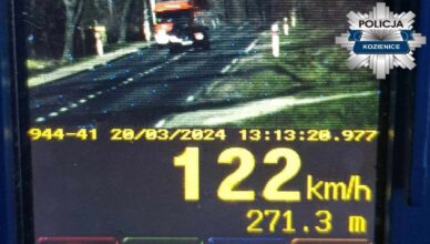 5 tys. zł. za jazdę z prędkością 122 km/h na obszarze zabudowanym