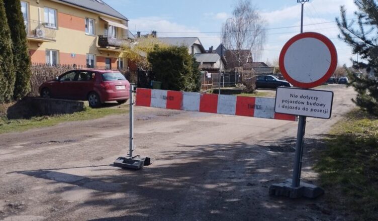 Marki - możliwe utrudnienia przy ul. Wołodyjowskiego.