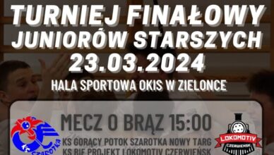 Zielonka - Turniej finałowy Juniorów Starszych w unihokeju