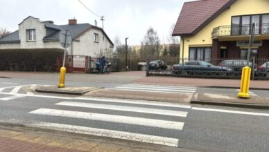 Zielonka - Doświetlenie przejść w ulicy Mareckiej