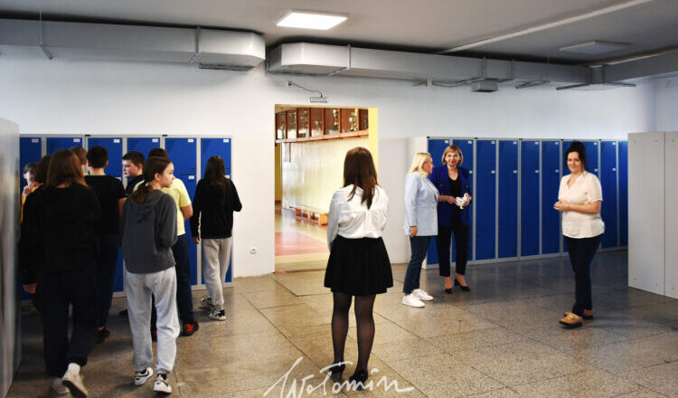 Nowa szatnia w szkole w Duczkach