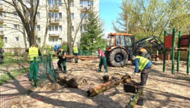 Zielonka - rusza budowa nowego placu zabaw w osiedlu Żabia