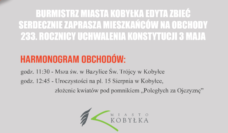 Kobyłka - Święto Narodowe Trzeciego Maja