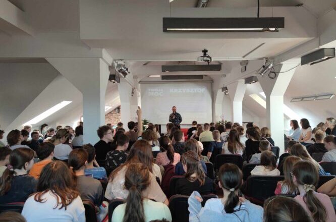 Wołomin - spotkanie z Krzysztofem Piersą w ramach kampanii „Twoja moc to nie przemoc”