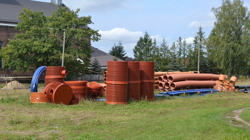 Tłuszcz - Kolejne 4,5 km wodociągów