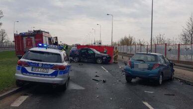 Wypadek drogowy ze skutkiem śmiertelnym na DK 61