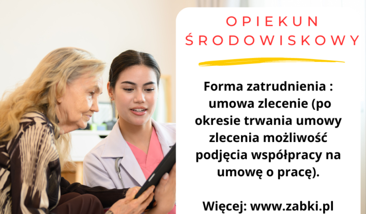 Ząbki - Opiekun środowiskowy poszukiwany
