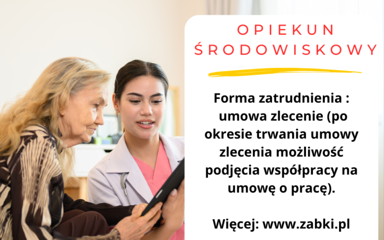 Ząbki - Opiekun środowiskowy poszukiwany