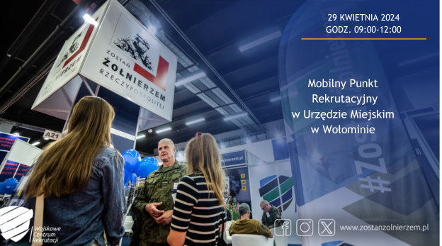 Zostań żołnierzem Rzeczypospolitej – mobilny punkt rekrutacyjny w Urzędzie Miejskim Wołominie