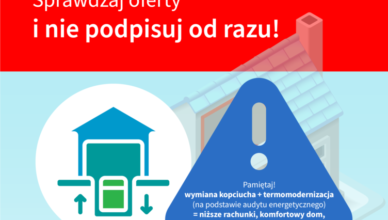 Ostrzeżenie dla beneficjentów Programu Czyste Powietrze