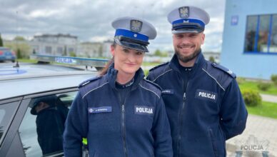 Dzięki policyjnej eskorcie rodząca kobieta szybko dotarła do szpitala