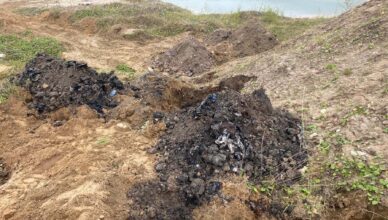 Nielegalny obrót odpadami. Kolejne miejsce nielegalnego składowania odpadów ustalone przez policjantów