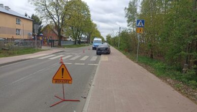 Jazda "na zderzaku" przyczyną niebezpiecznego zdarzenia