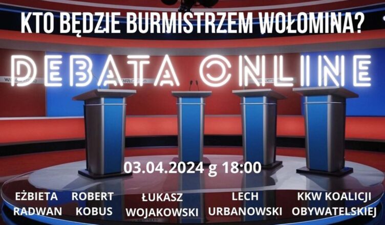 DEBATA – Kto zostanie Burmistrzem Wołomina?
