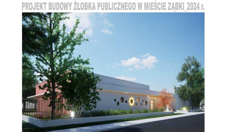 Pierwsze wizualizacje publicznego żłobka w Ząbkach!
