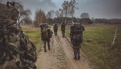 8-12 kwietnia - zajęcia taktyczne z udziałem żołnierzy na terenie Powiatu Wołomińskiego