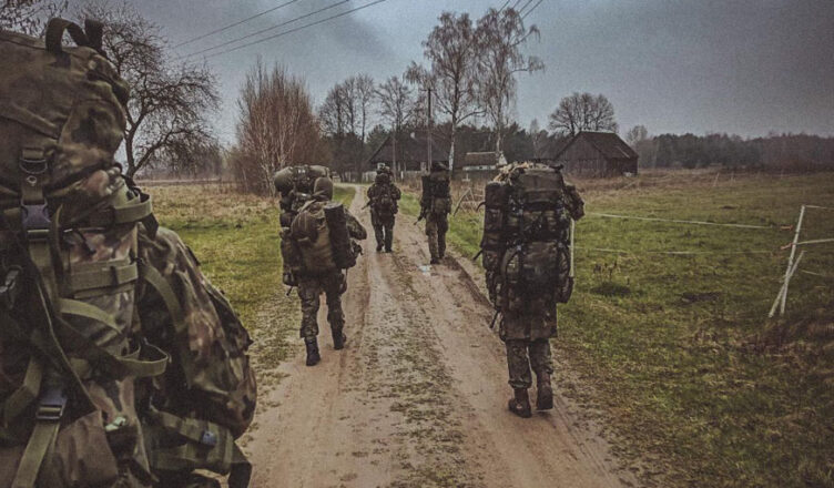 8-12 kwietnia - zajęcia taktyczne z udziałem żołnierzy na terenie Powiatu Wołomińskiego