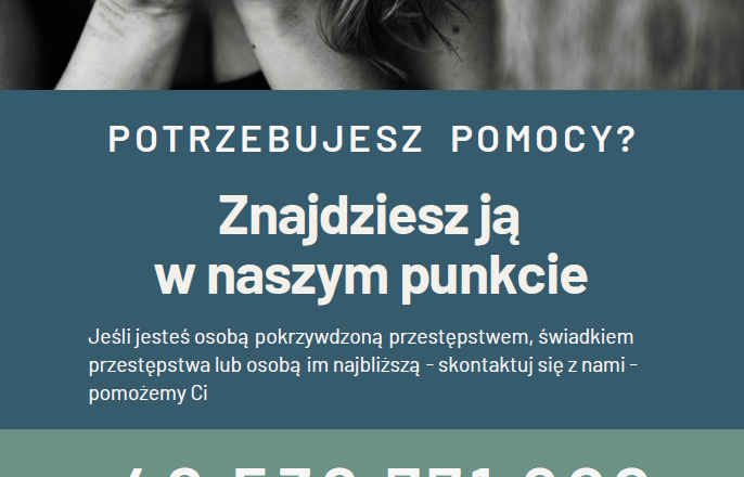 Punkt pomocy pokrzywdzonym przestępstwem w Wołominie