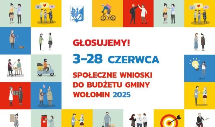 Rusza głosowanie na Społeczne Wnioski do budżetu Gminy Wołomin na rok 2025