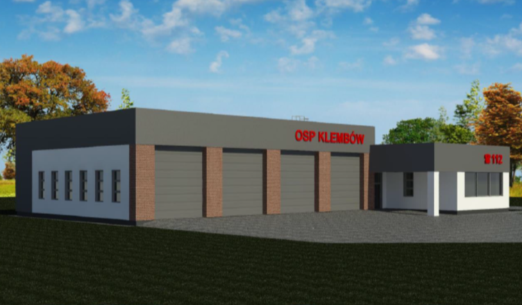 Przetarg na "Budowę strażnicy z zapleczem socjalnym i technicznym dla Ochotniczej Straży Pożarnej w Klembowie".