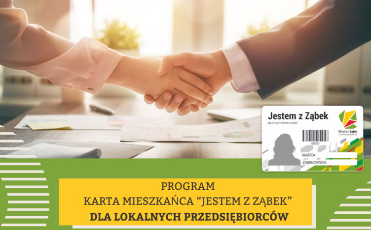 10 lokalnych przedsiębiorców przystąpiło do Programu Karty Mieszkańca "Jestem z Ząbek"