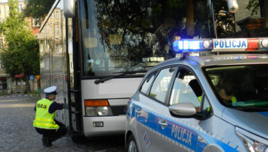 Punkt kontroli autobusów - Wakacje 2024