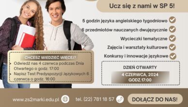 Marki - Klasa dwujęzyczna w Szkole Podstawowej nr 5