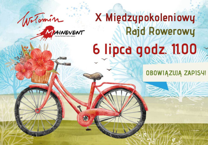Wołomin - wyrusz na jubileuszowy rajd rowerowy
