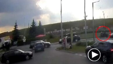 To była kosztowana przejażdżka po chodniku