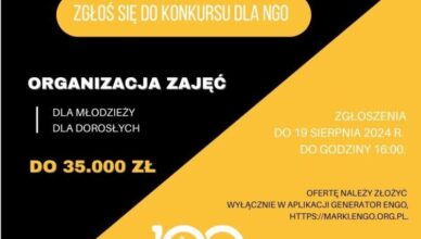 Marki - konkurs na zajęcia dla młodzieży i dorosłych