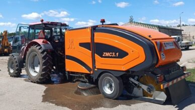 Czyste drogi powiatowe: nowoczesna zamiatarka elewatorowa w Powiecie Wołomińskim