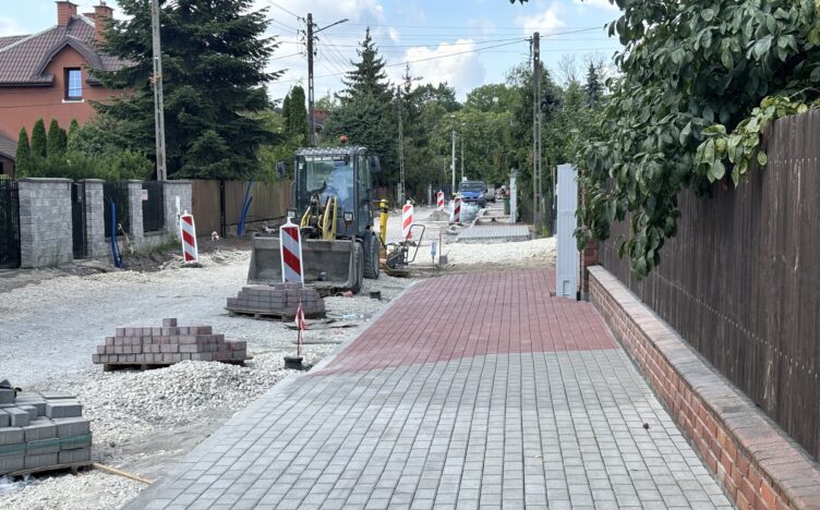 Zielonka - modernizacja Jagiellońskiej i Gromali - aktualny stan prac