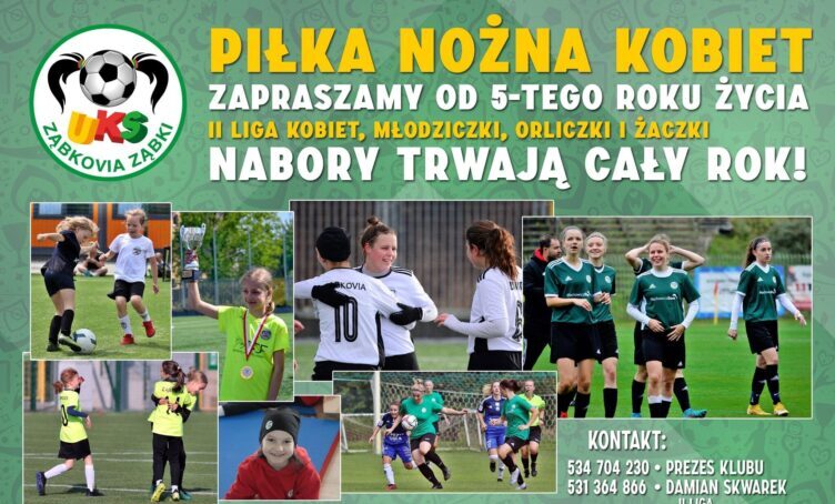 UKS Ząbkovia Ząbki prowadzi nabór dla młodych piłkarek