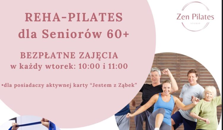 Ząbki - bezpłatne zajęcia REHA - PILATES dla seniorów w lipcu