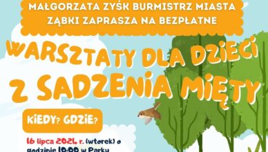 Ząbki - bezpłatne warsztaty z sadzenia mięty dla dzieci