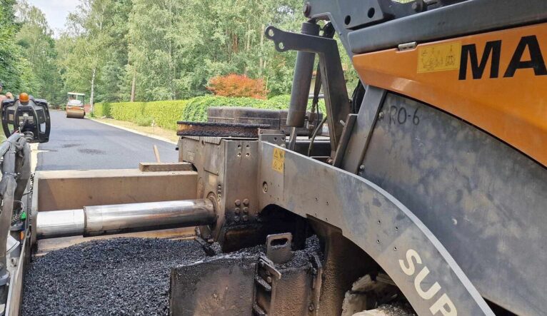 Marki - Asfaltowanie Borówkowej i Zielonej