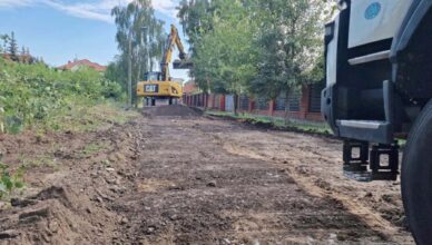 Marki - roboty w ulicy Zosi