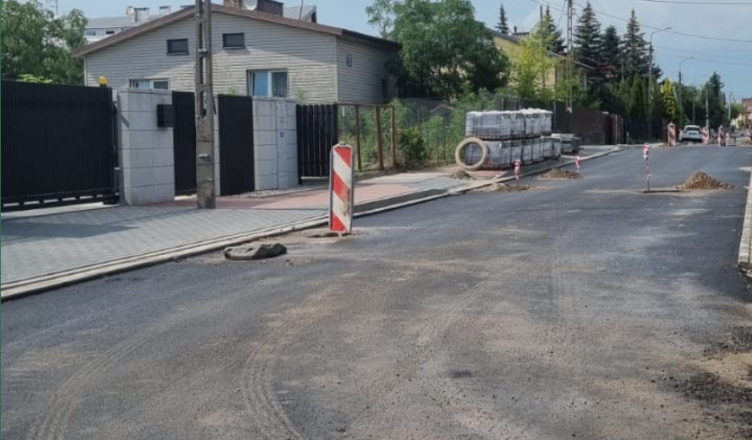 Trwa remont ul. Budkiewicza w Ząbkach